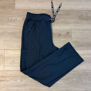 Grey Jogger scrub Pants with Drawstring